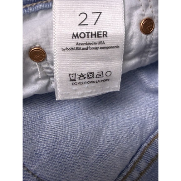 MOTHER High Rise Blue Jeans - Picture 7 of 8